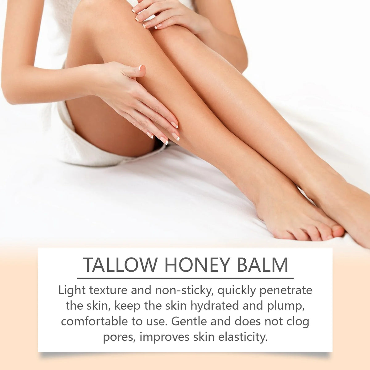 Honey & Tallow Pure Balm - Skin Hydrating - Face & Body moisturizing Lotion