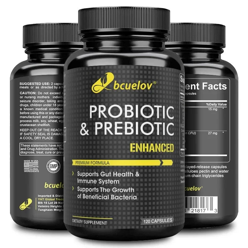 Synbi-Glow Probiotics and Prebiotics - Relieves Constipation, Bloating, Bad Breath, Acne & Blemishes