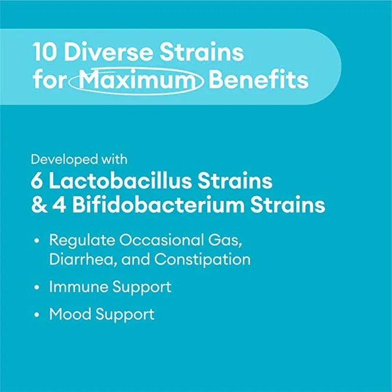 PureBio - Probiotics + Organic Prebiotics, supports Digestive & immune system, Constipation, Gas, & Bloating