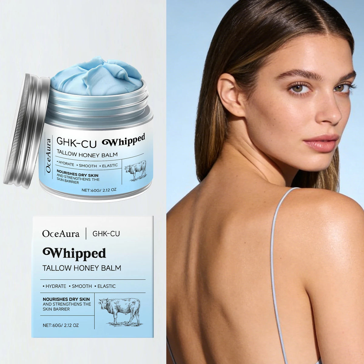 GHK Beef Tallow & Blue Honey Skin Repairing & Hydrating Balm