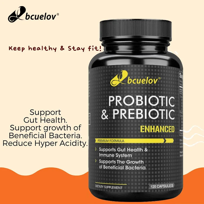 Synbi-Glow Probiotics and Prebiotics - Relieves Constipation, Bloating, Bad Breath, Acne & Blemishes