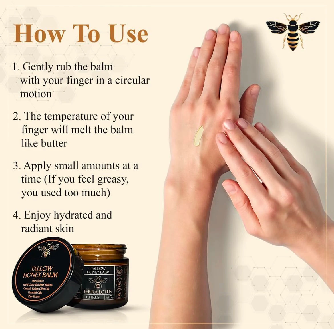Tallow & Manuka Honey - Nature’s protective moisturizer 60g