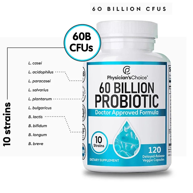 PureBio - Probiotics + Organic Prebiotics, supports Digestive & immune system, Constipation, Gas, & Bloating