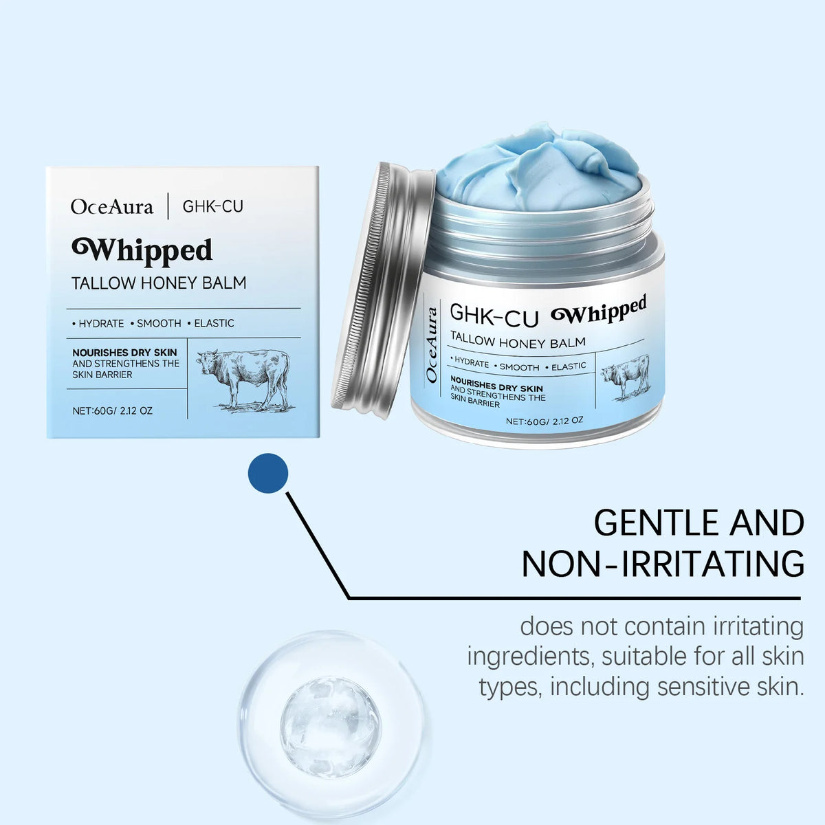 GHK Beef Tallow & Blue Honey Skin Repairing & Hydrating Balm