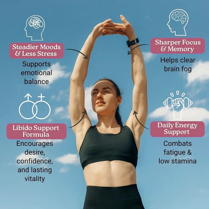 HormoBiome - Hormone Balance Probiotic, Supports Menopause Balance, Relieves Fatigue, Mood Swings, Improve Digestion & Metabolism