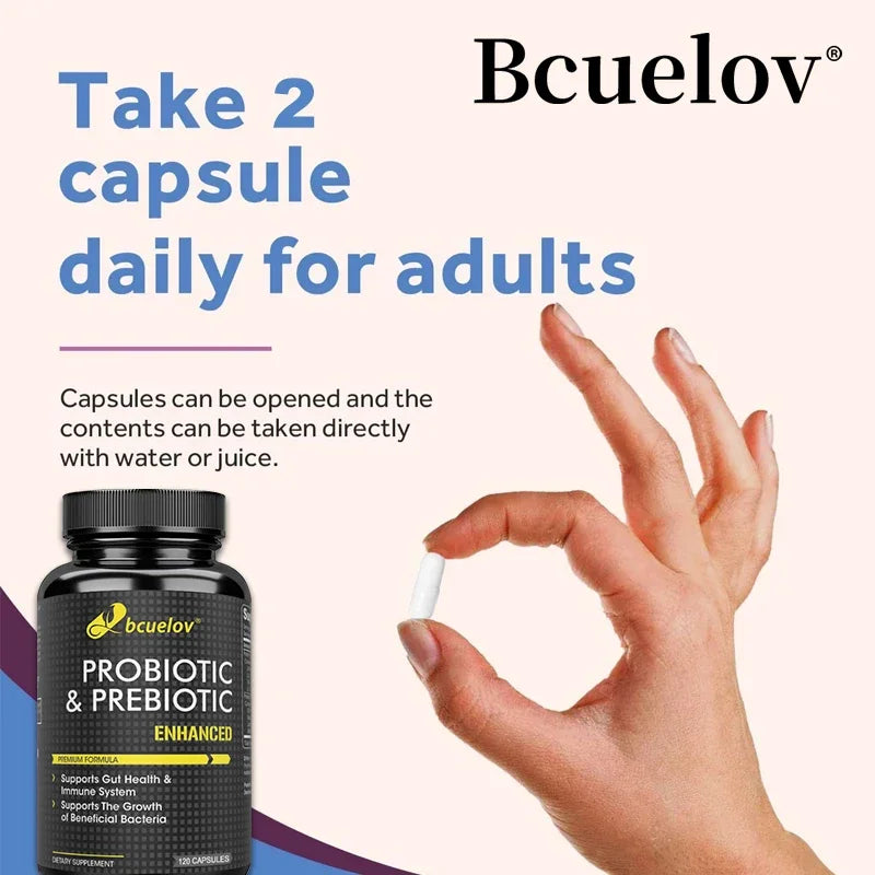 Synbi-Glow Probiotics and Prebiotics - Relieves Constipation, Bloating, Bad Breath, Acne & Blemishes