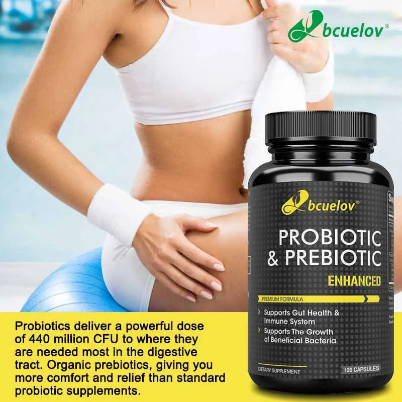 Synbi-Glow Probiotics and Prebiotics - Relieves Constipation, Bloating, Bad Breath, Acne & Blemishes